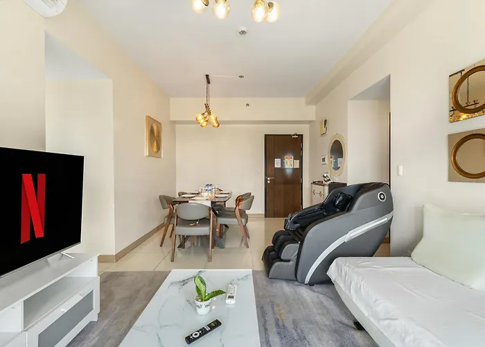 Apartamento 2br Near Naia Airport, Moa, Okada And Of Dreams With Playroom, Pool And Gym Manila
